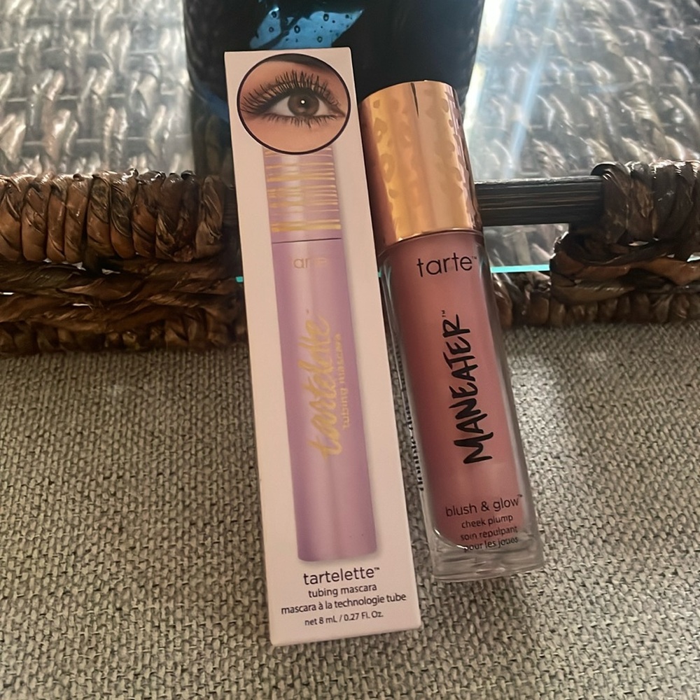 Tarte Tubing Mascara and Blush